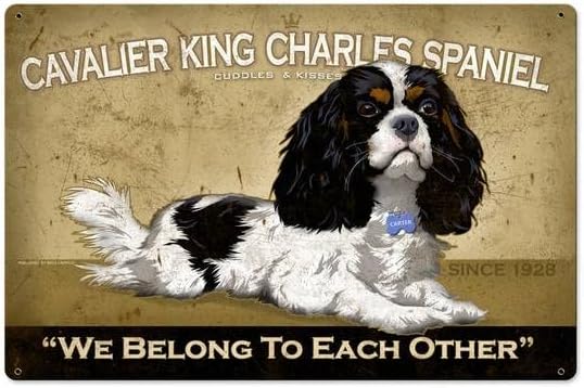 Home Bar And Coffee - Retro Metal Tin Sign Cavalier King