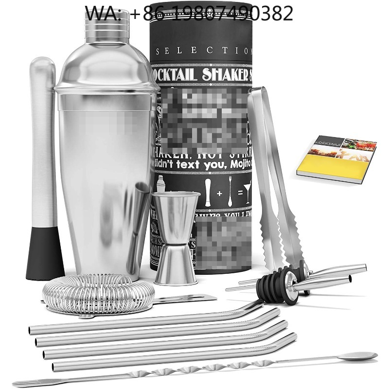 Bar Spoon Twisted - Basic Bar Mixing Supply Kit, 13Pcs