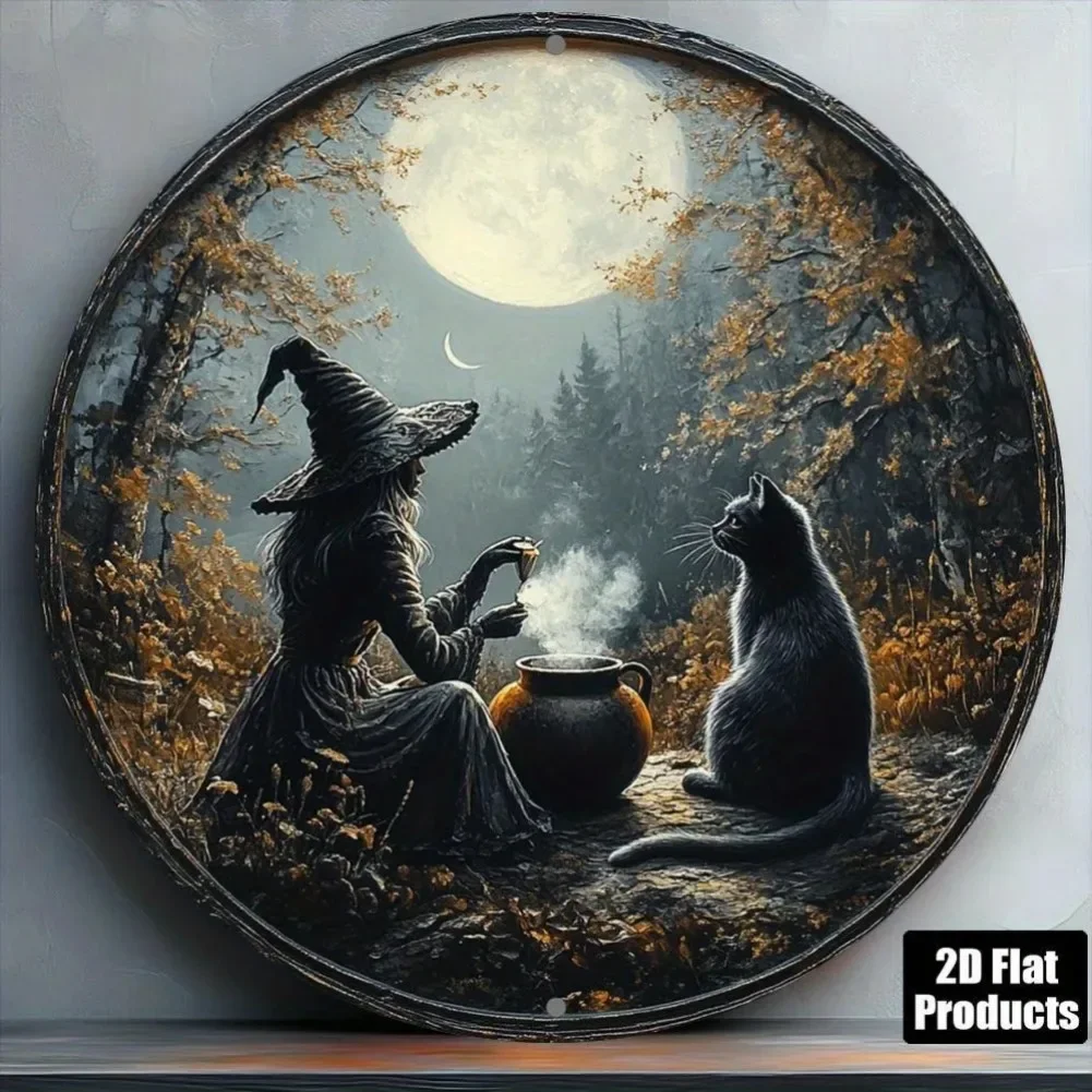 Home Bar And Coffee - 1PC Retro Halloween Wall Decor -