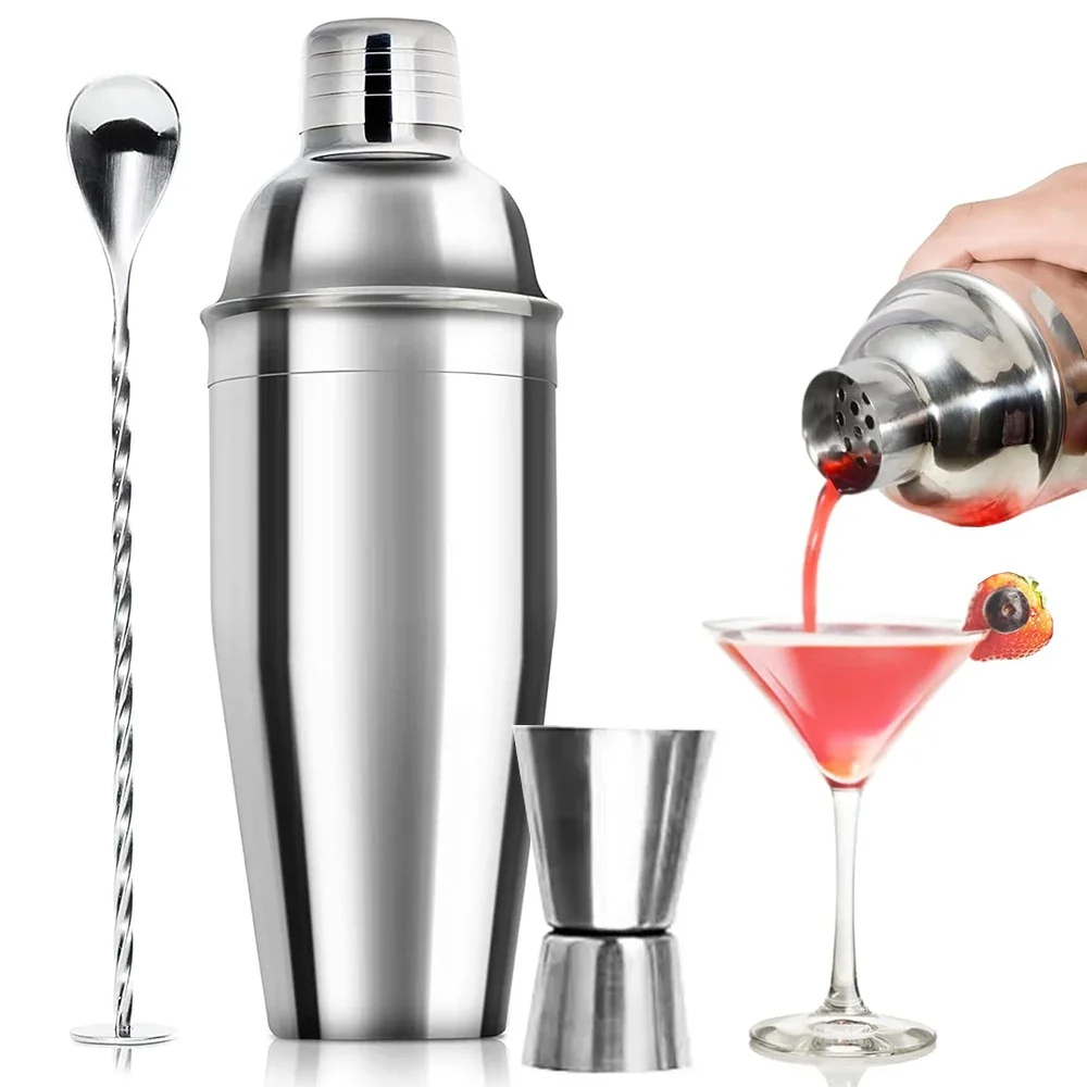 Boston Shaker Set - 3/6pcs Cocktail Shaker Stainless Steel Bartending