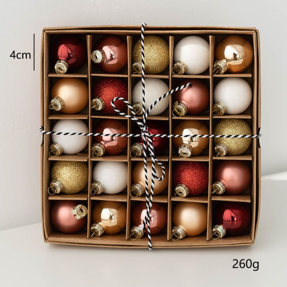 Highball Glass Set - 25PCS High-quality Glass Christmas Ball Set
