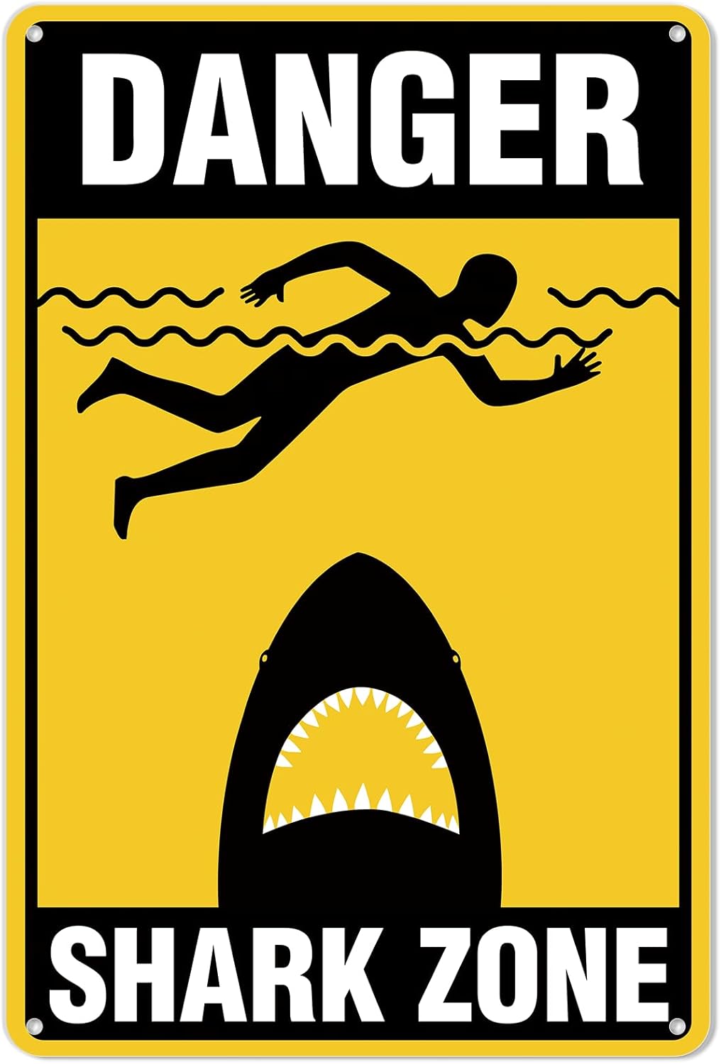 Home Bar And Coffee - Danger Shark Zone for Home,Living Room,Club,House,Dining
