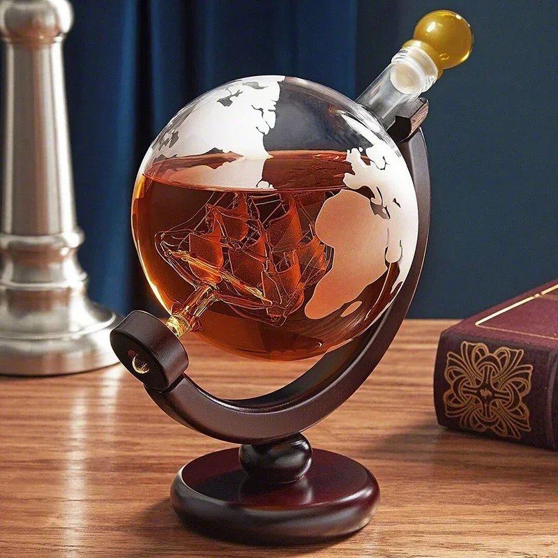 Decanter Globe Set - Creative Globe Decanter Set with Lead-free