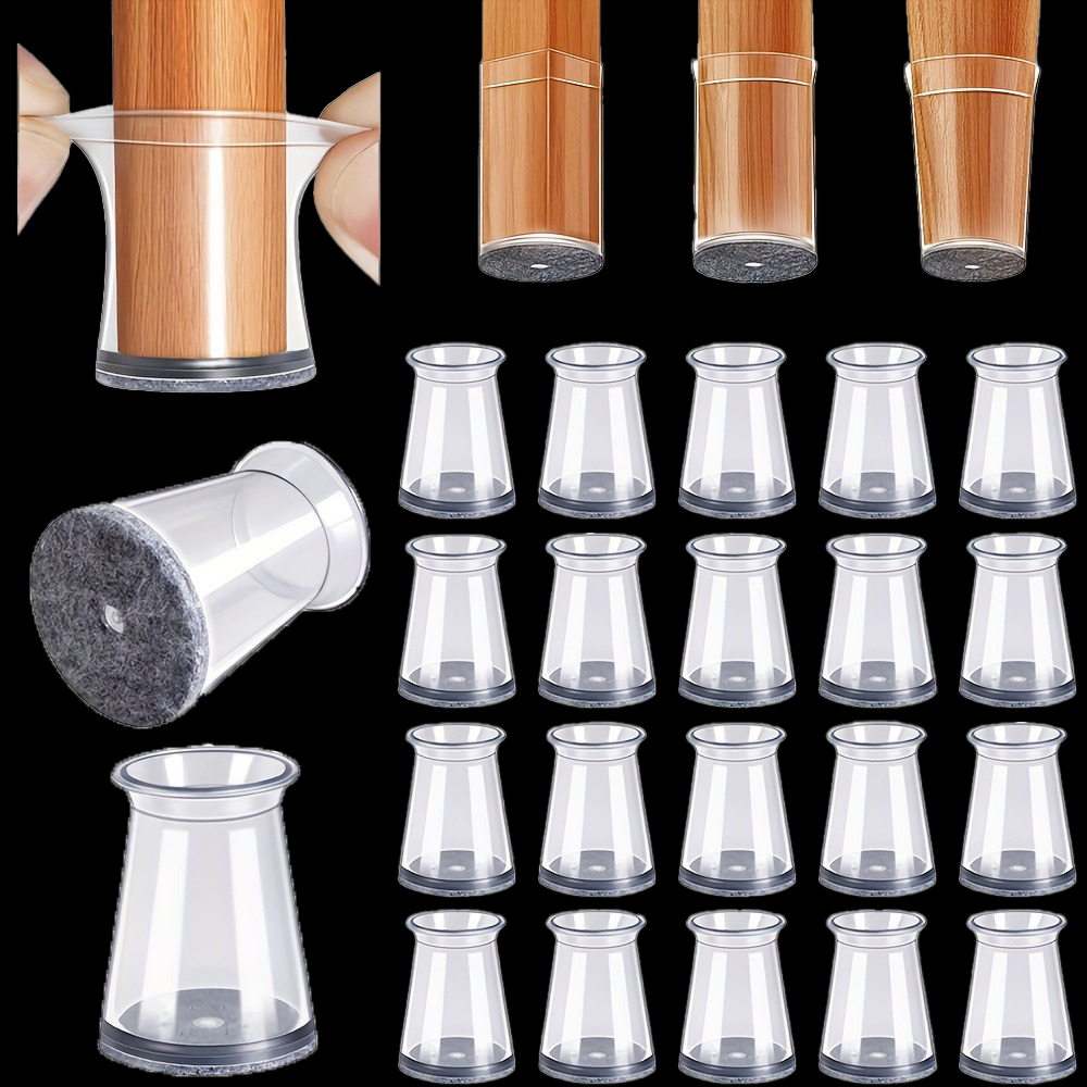 Home Bar Stools - 20PCS-Extra Small Chair Leg Floor Protectors