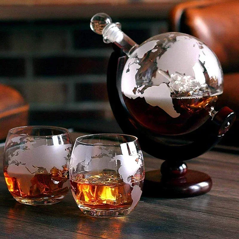Decanter Globe Set - Creative Globe Decanter Set with Lead-free