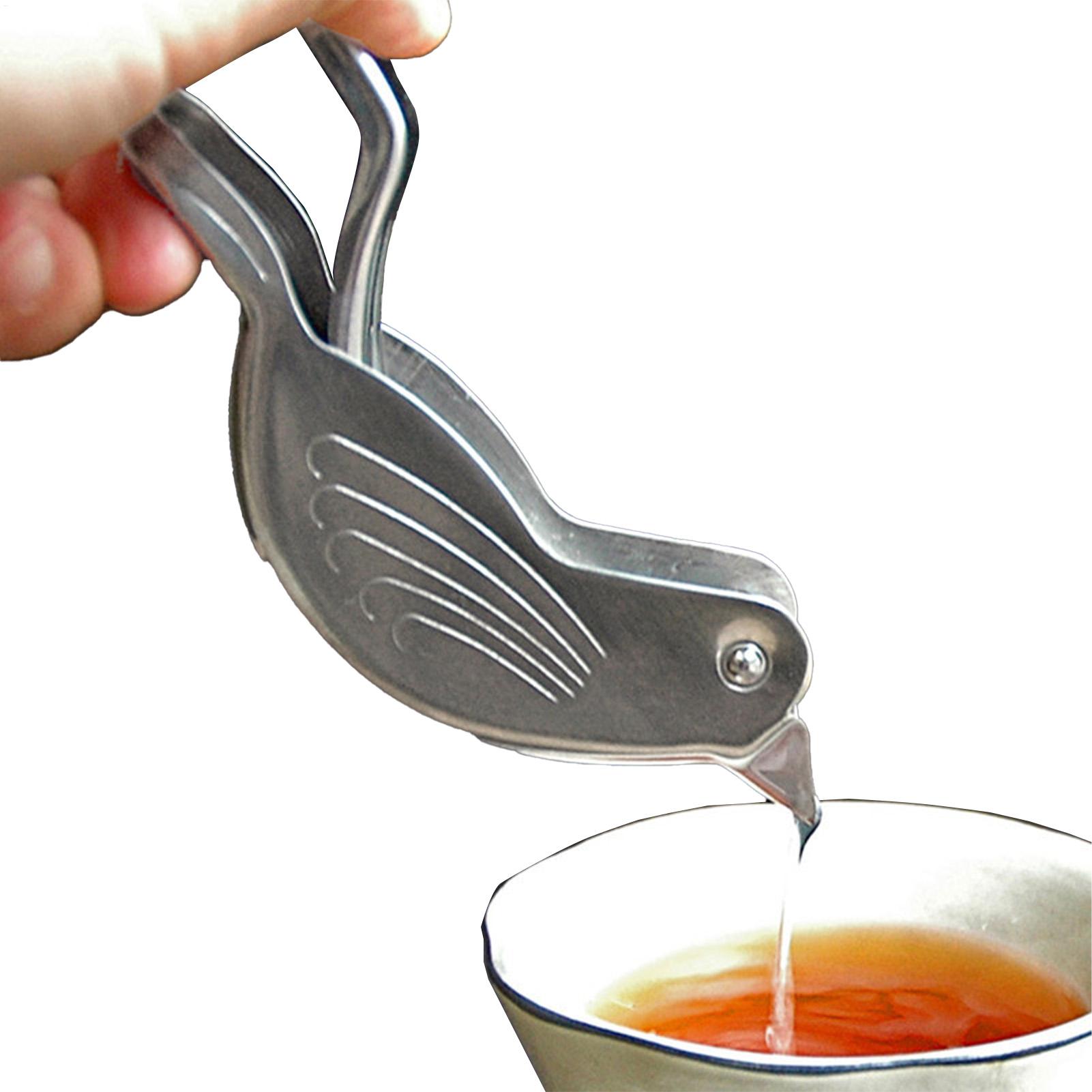 Citrus Juicer Bar - Silver Bird Shape Lemon Juicer Stainless