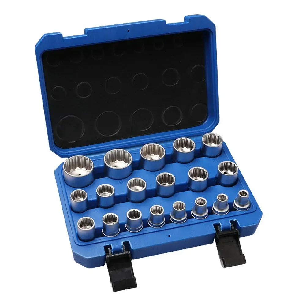 Home Bar Supplies - 12 Point Socket Wrench Set 8-32mm