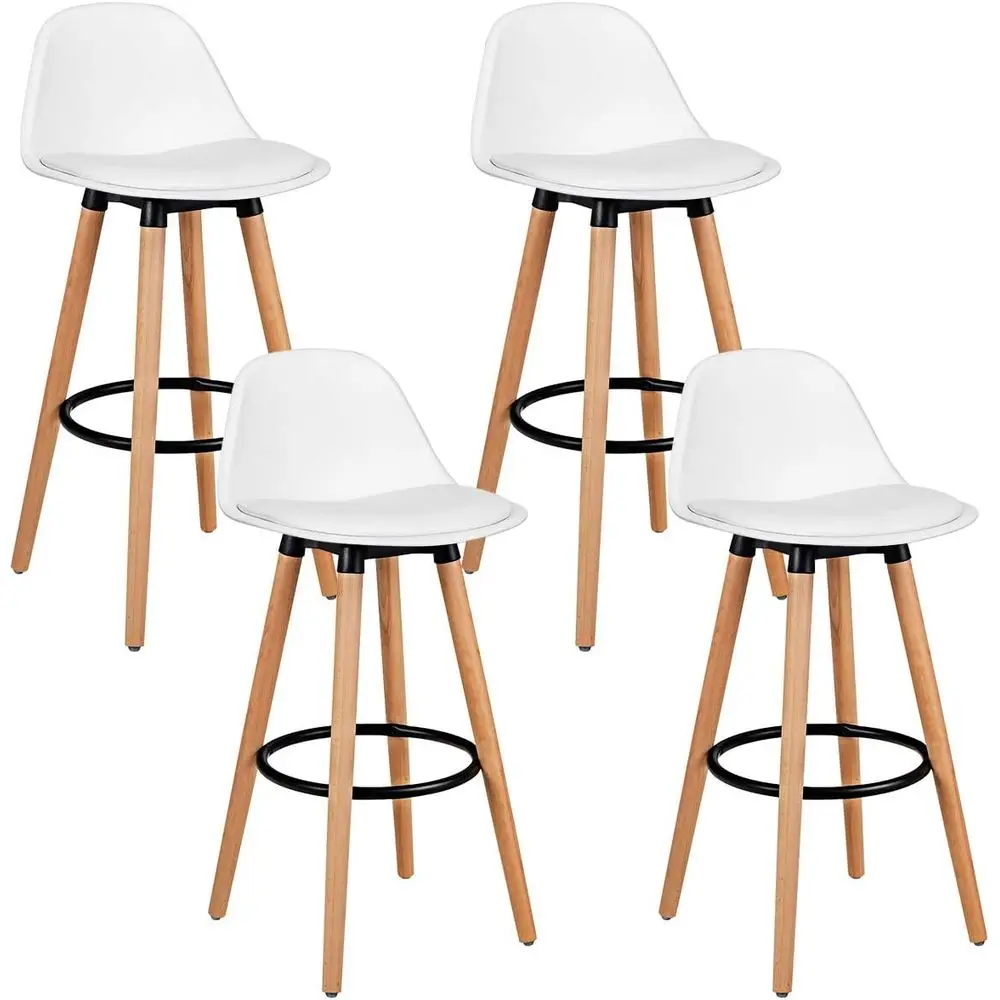 Home Bar Stools - Set of 4 Bar Stools with