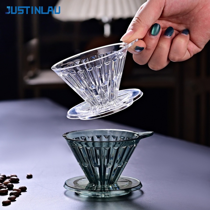 Home Bar Supplies - JUSTINLAU Coffee Dripper PC Plastic Hand-poured