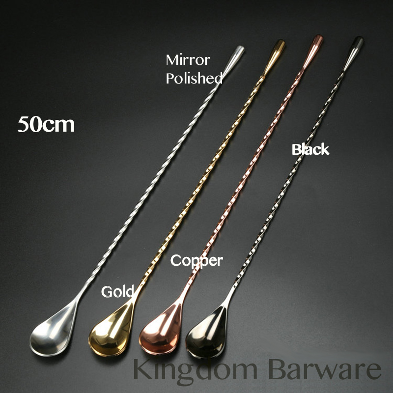 Bar Spoon Twisted - 50cm Cocktail Bar Spoon 304 Stainless