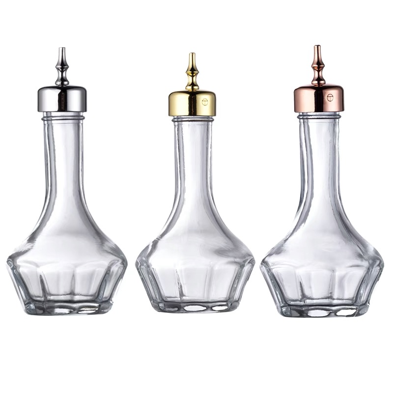 Bitters Bottle Set - 30ML/50ML CLEAR GLASS BITTERS BOTTLE WITH