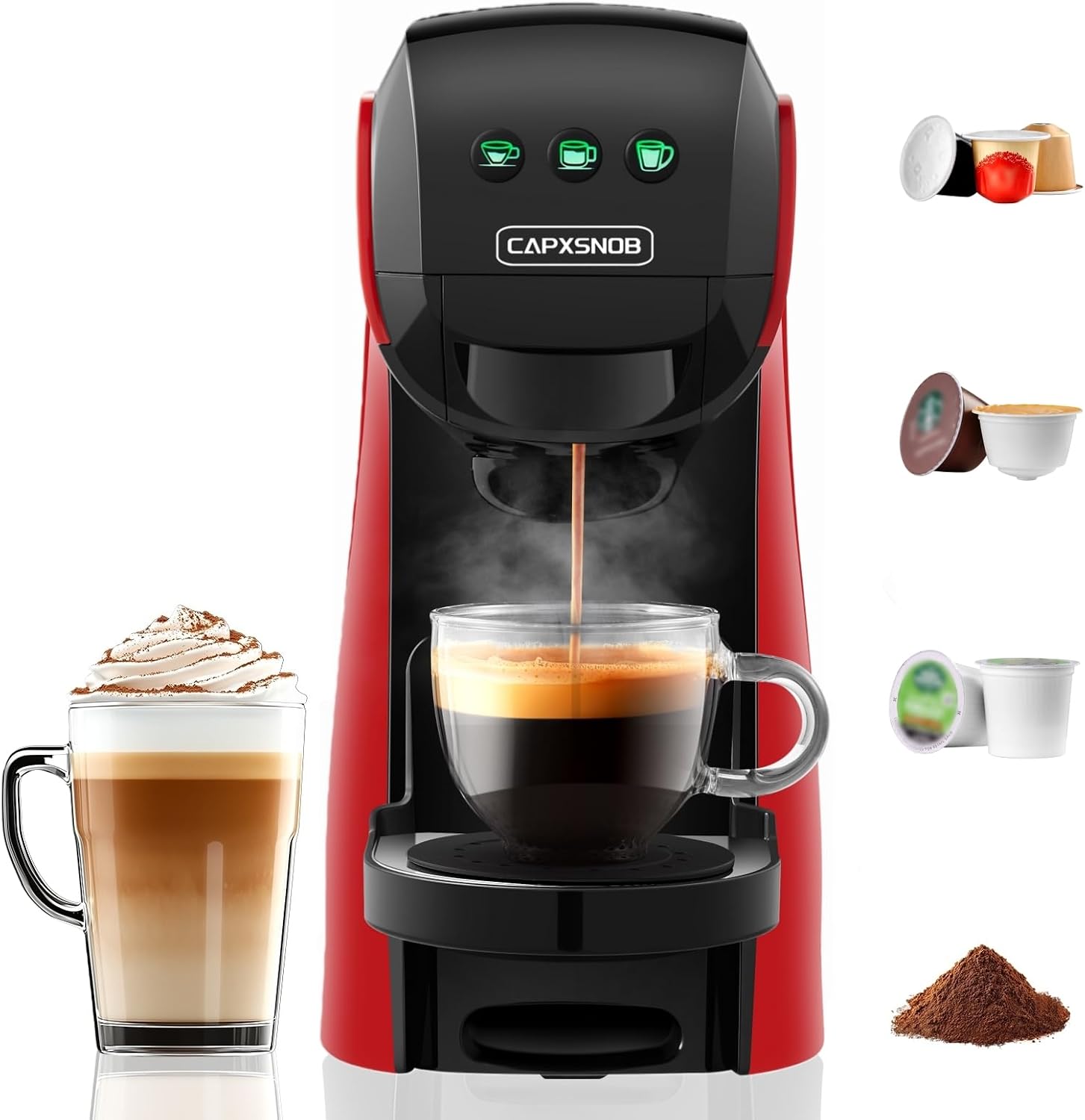 Home Bar And Coffee - 4-in-1 Coffee & Espresso Maker, 20