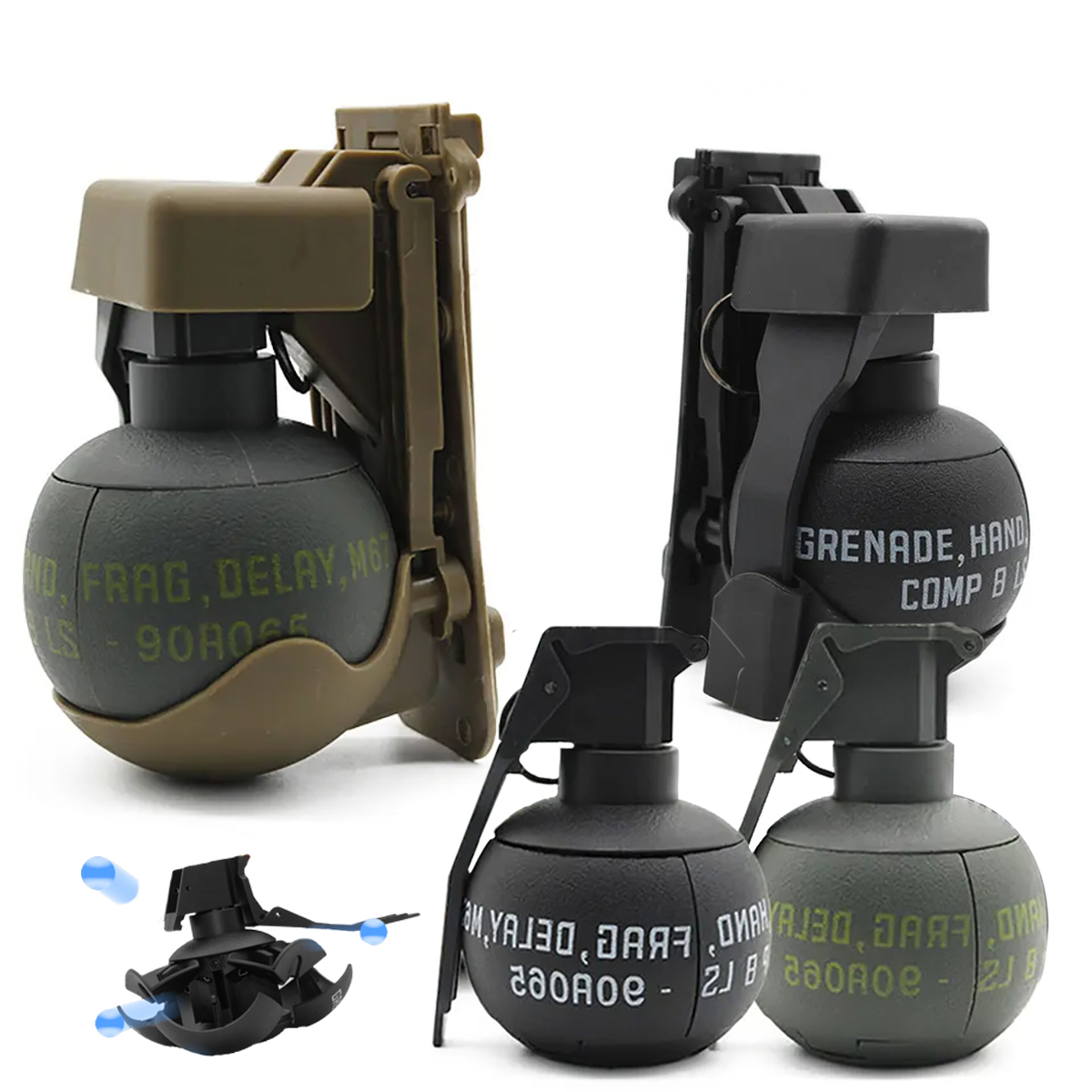 Smoking Gun Kit - AA- Tactical Grenade Model Set, M67