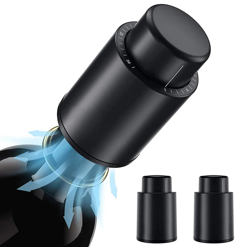 Wine Preservation Pump - Vacuum Wine Bottle Stopper Sealed Storage