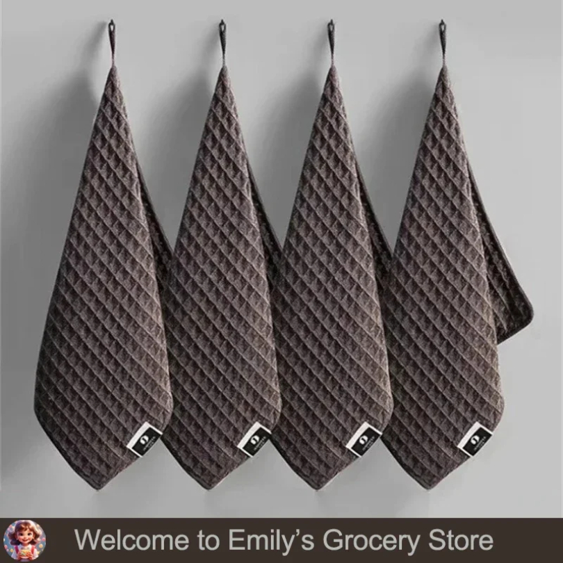 Home Bar Supplies - 1/4Pcs Coffee Bar Cleaning Towels Super
