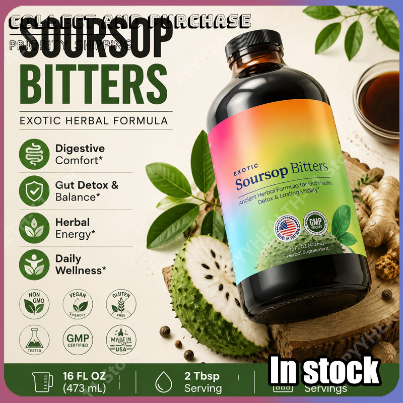 Bitters Bottle Set - Soursop Bitters Liquid 16 Fl Oz