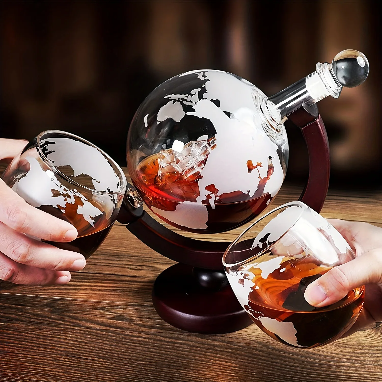 850ml Whiskey Globe Decanter S - Decanter Globe Set ulasan dan harga