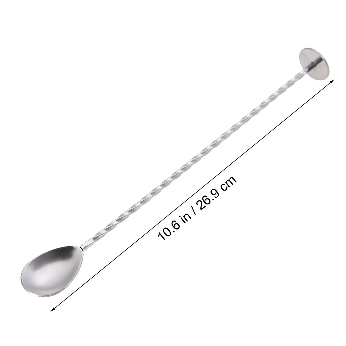 304 Stainless Steel Cocktail B - Bar Spoon Twisted ulasan dan harga