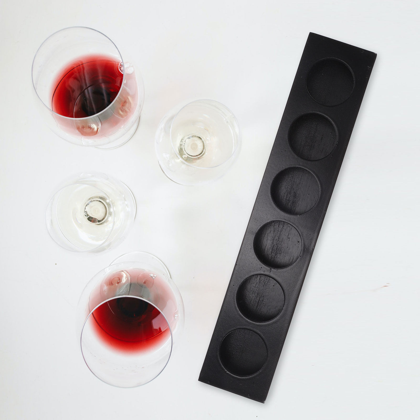 Handcrafted Wooden Shot Glasse - Home Bar Stand ulasan dan harga
