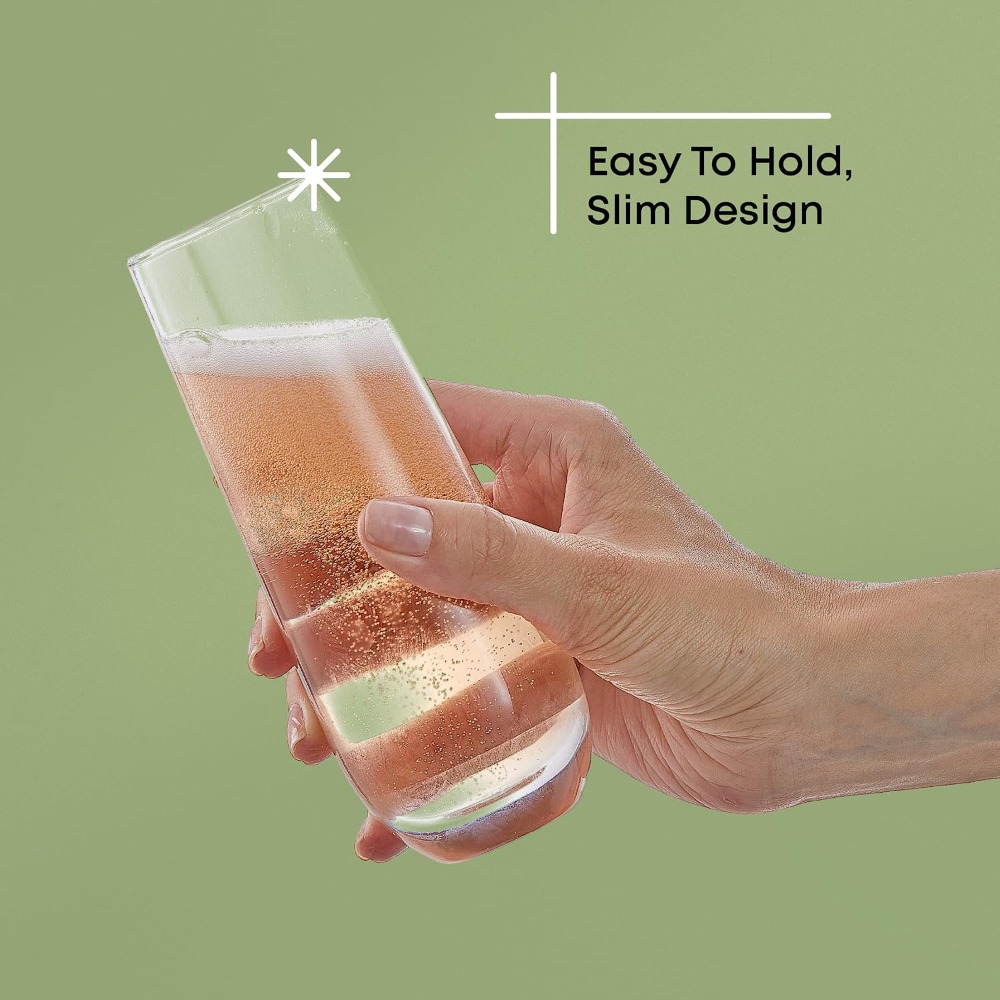 Stemless Champagne Flutes Set  - Highball Glass Set ulasan dan harga