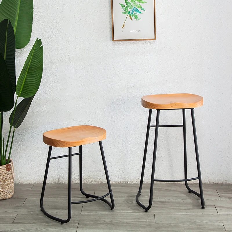 Simple Modern Iron Bar Chairs, - Home Bar Seating ulasan dan harga