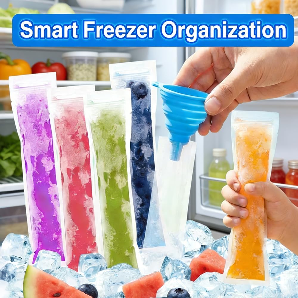 50PCS Popsicle Bags - Disposab - Ice Mold Sphere ulasan dan harga