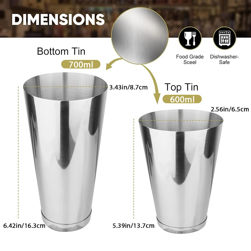 Boston Cocktail Shaker Set 18  - Boston Shaker Set ulasan dan harga