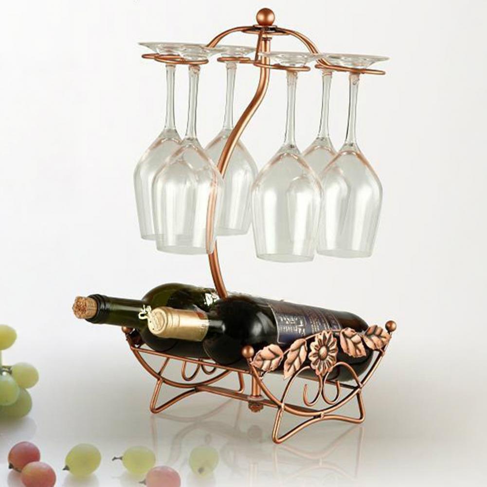 Anti-slip Wine Rack Rustic 2-t - Home Bar Stand ulasan dan harga
