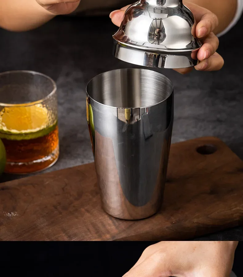3/6pcs Cocktail Shaker Stainle - Boston Shaker Set ulasan dan harga