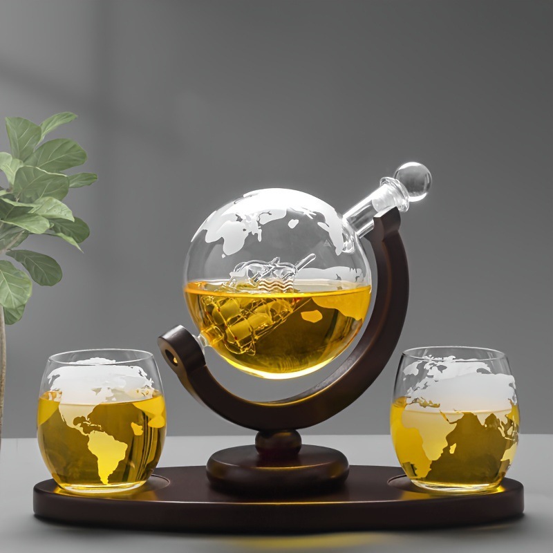 Globe Decanter Sailing Whiskey - Decanter Globe Set ulasan dan harga