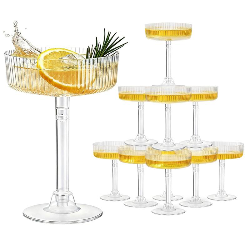 Clear Plastic Martini Dessert  - Home Bar Supplies ulasan dan harga