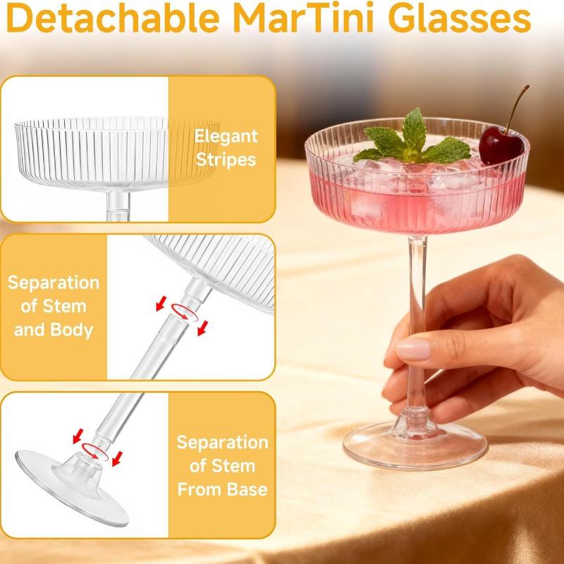 Clear Plastic Martini Dessert  - Home Bar Supplies ulasan dan harga