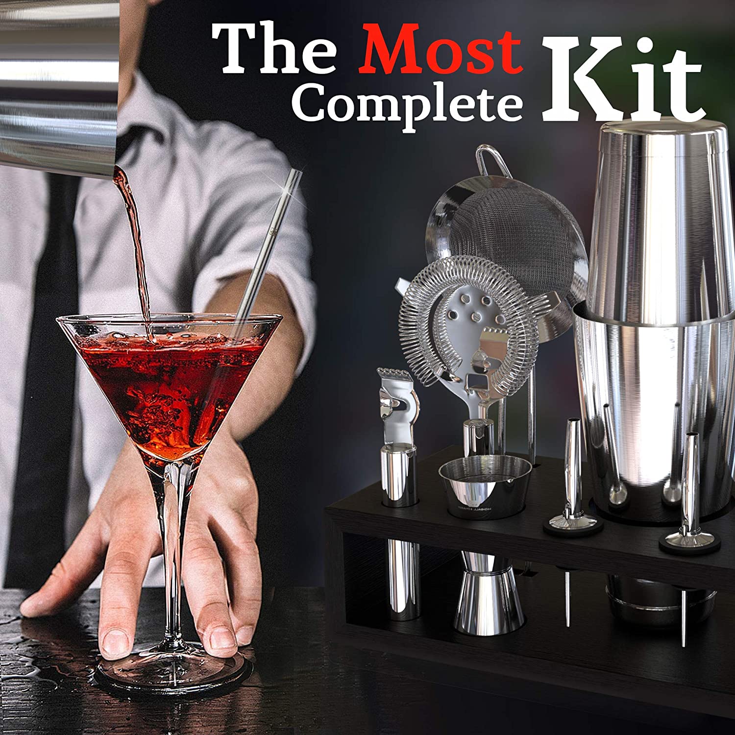 stllCamol 14-Piece Stainless S - Boston Shaker Set ulasan dan harga