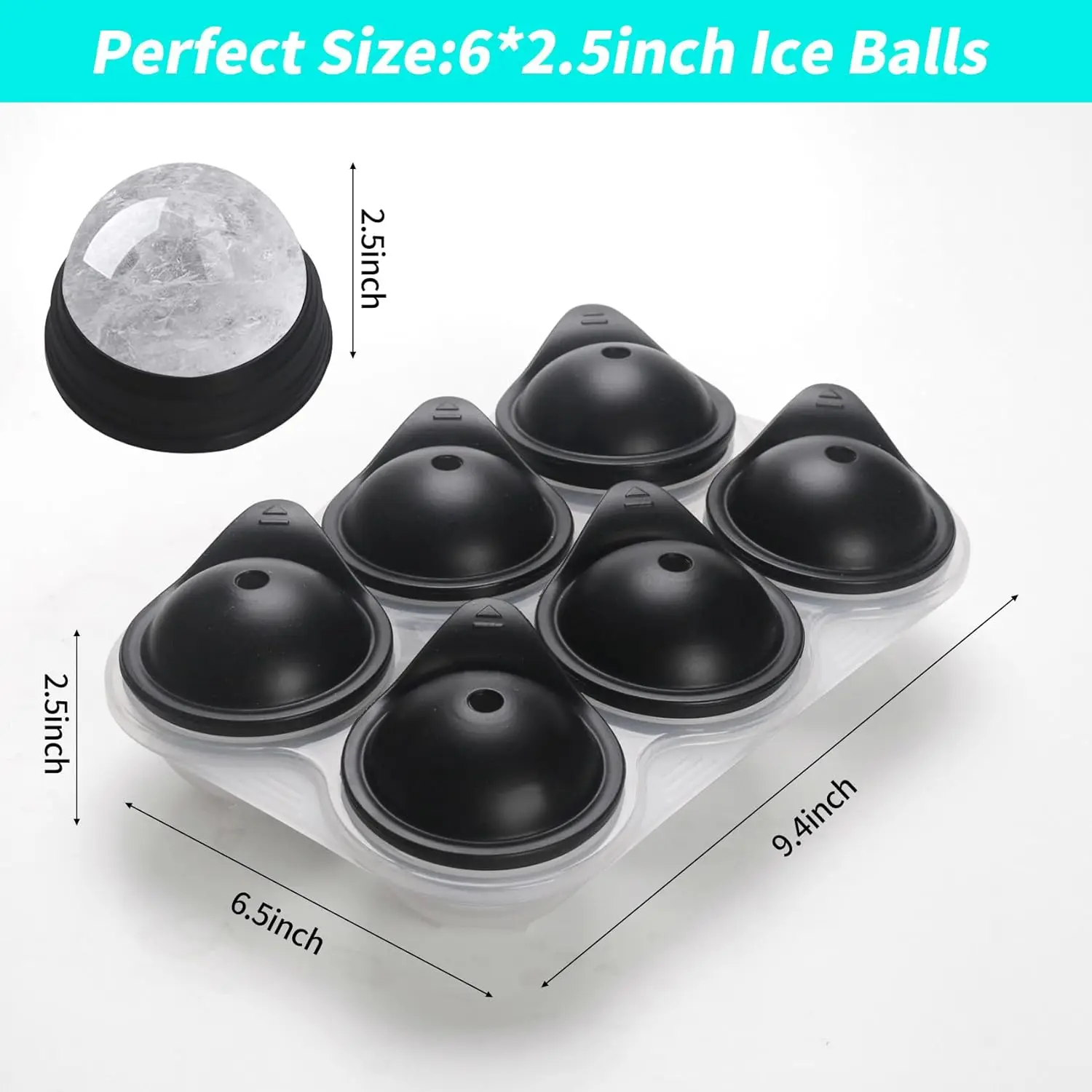 Large Silicone Ice Cube Tray W - Ice Mold Sphere ulasan dan harga