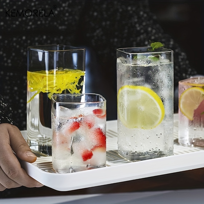 4pcs Drinking Glasses Cups 15o - Highball Glass Set ulasan dan harga