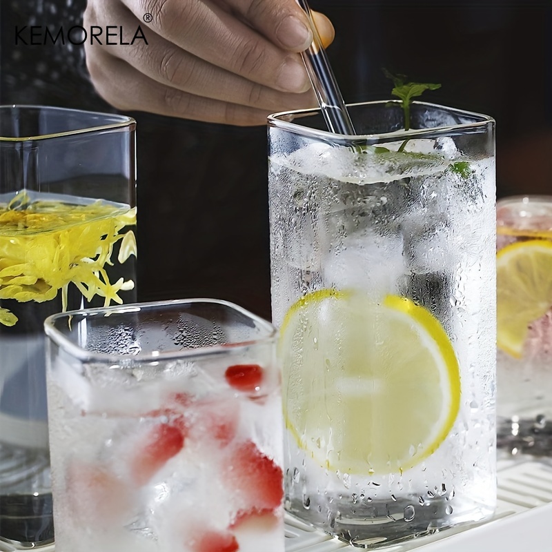 4pcs Drinking Glasses Cups 15o - Highball Glass Set ulasan dan harga