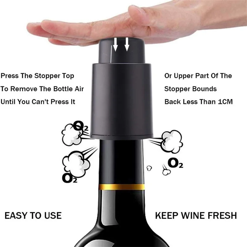 Vacuum Wine Preserver with Tim - Wine Preservation Pump ulasan dan harga