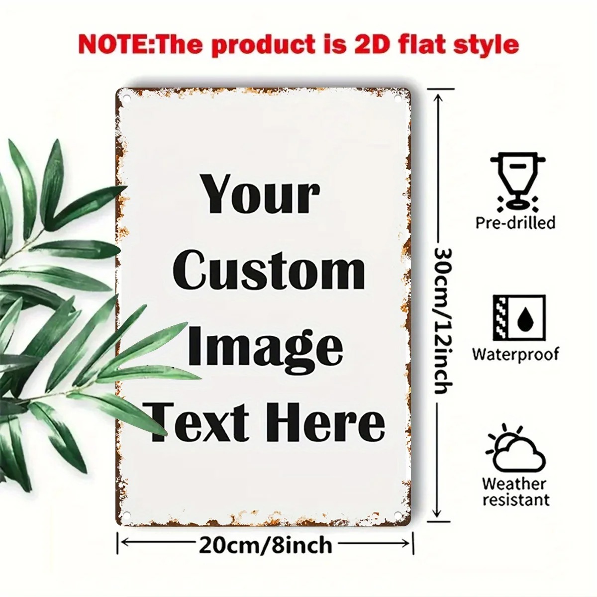 Custom Photo & Text Tin Sign - - Home Bar Signs ulasan dan harga