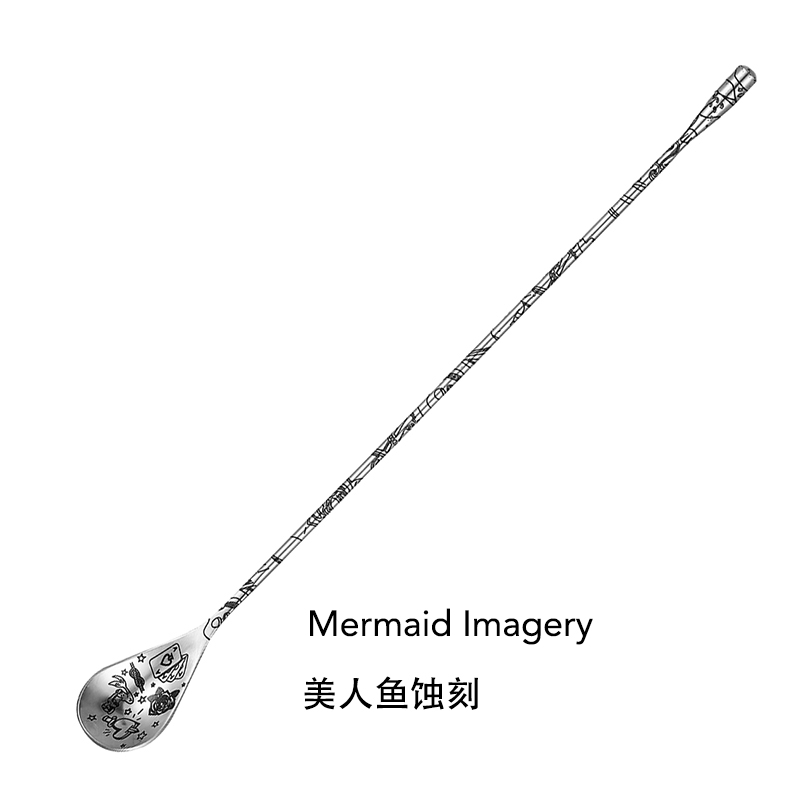 30cm/40cm/50cm Teardrop Cockta - Bar Spoon Twisted ulasan dan harga