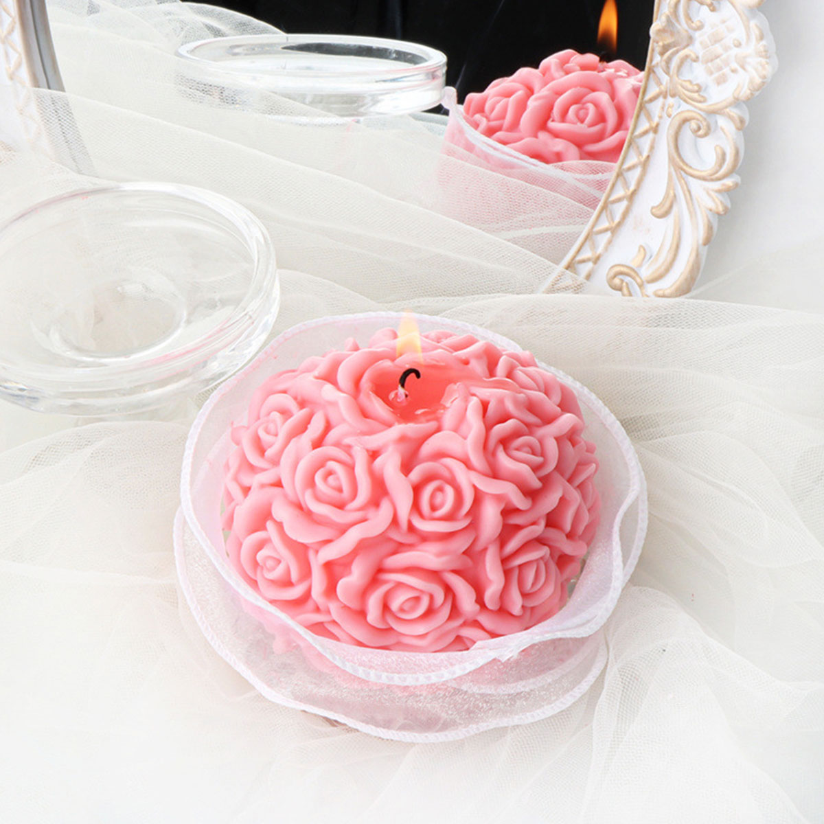 Multi Size Flower Series Candl - Ice Mold Sphere ulasan dan harga