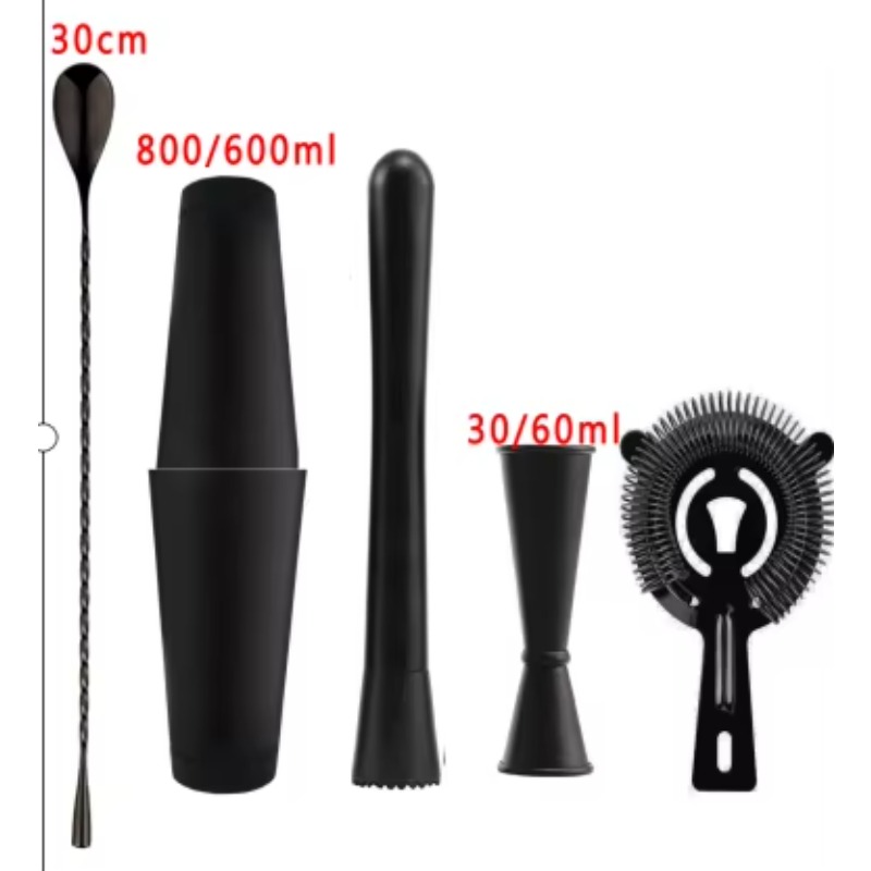 stllFactory Hot Selling 6pc Bo - Boston Shaker Set ulasan dan harga