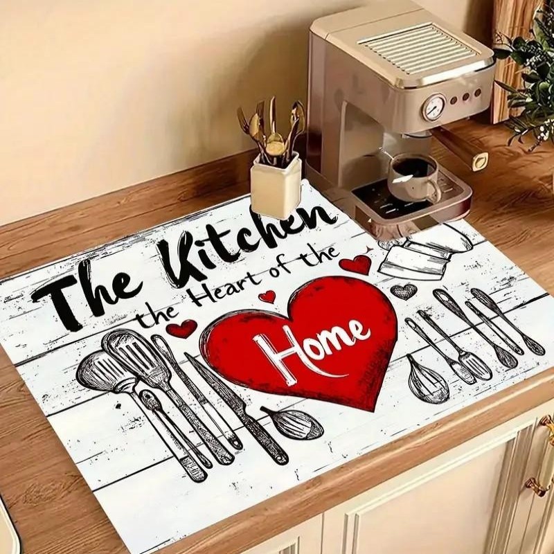 Kitchen Super Absorbent Mat Co - Bar Mat Rubber ulasan dan harga