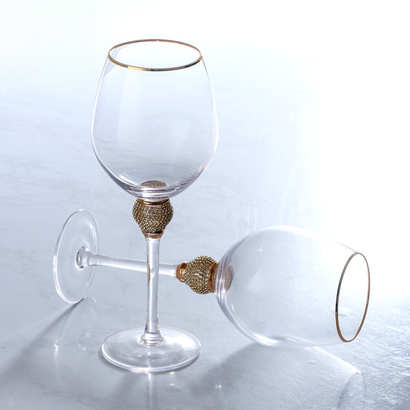 Luxury Diamond Gold Rim Highba - Highball Glass Set ulasan dan harga