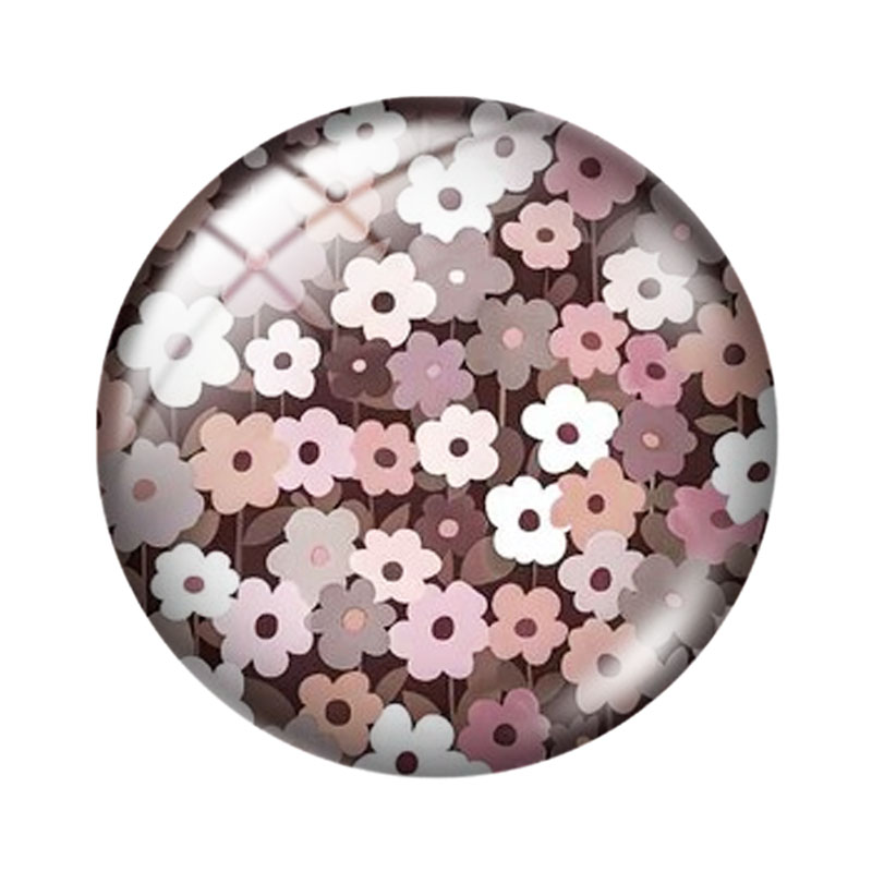 Retro Floral12/18/20/25mm glas - Old Fashioned Glass ulasan dan harga