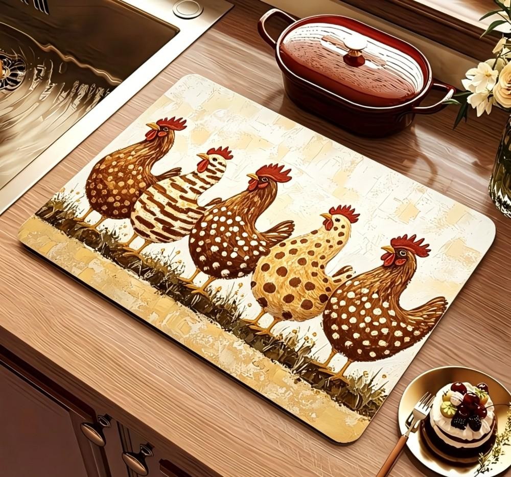Farmhouse Chicken Dish Drying  - Bar Mat Rubber ulasan dan harga
