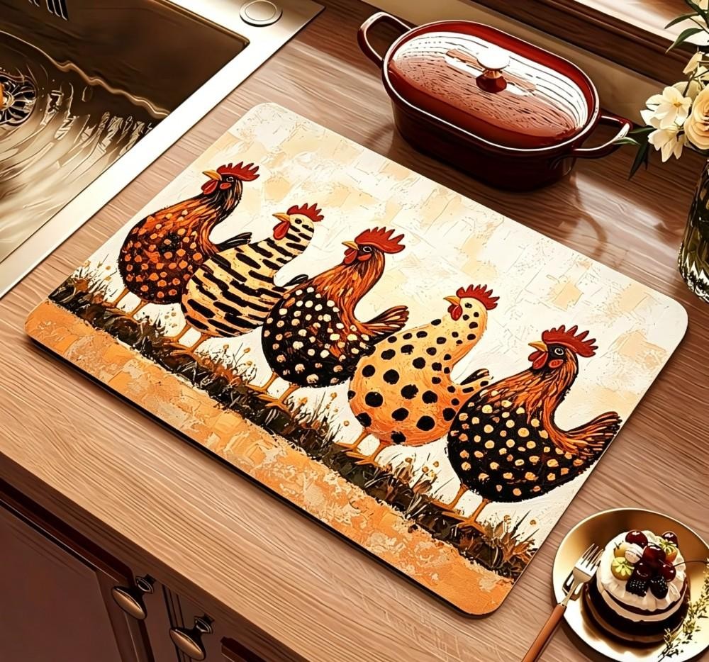 Farmhouse Chicken Dish Drying  - Bar Mat Rubber ulasan dan harga