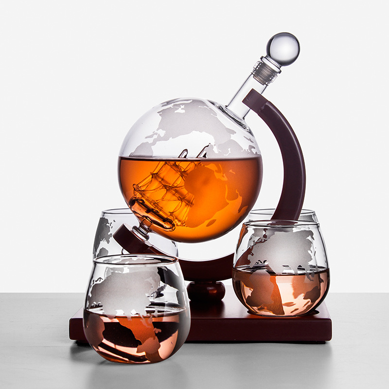 Globe Decanter Creative Glass  - Decanter Globe Set ulasan dan harga