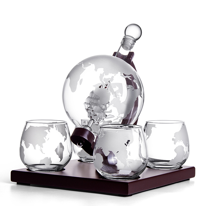 Globe Decanter Creative Glass  - Decanter Globe Set ulasan dan harga