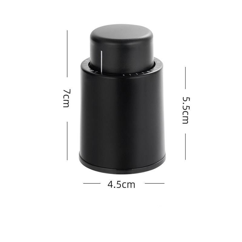 Presstype ABS Wine Stopper wit - Wine Preservation Pump ulasan dan harga
