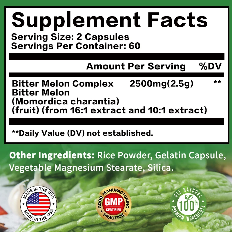 Bitter Melon Complex Capsules  - Bitters Bottle Set ulasan dan harga